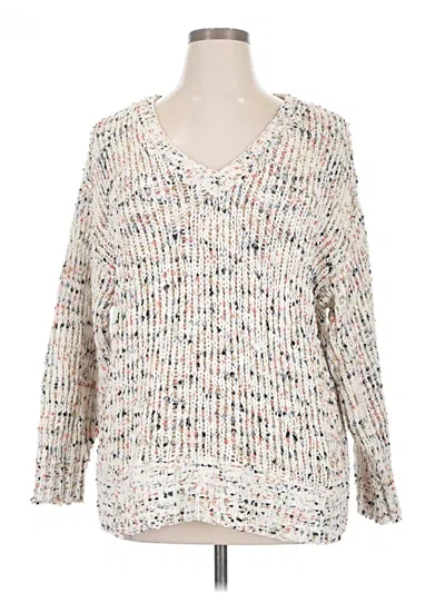 Pre-owned Cupio Pullover Sweater In White