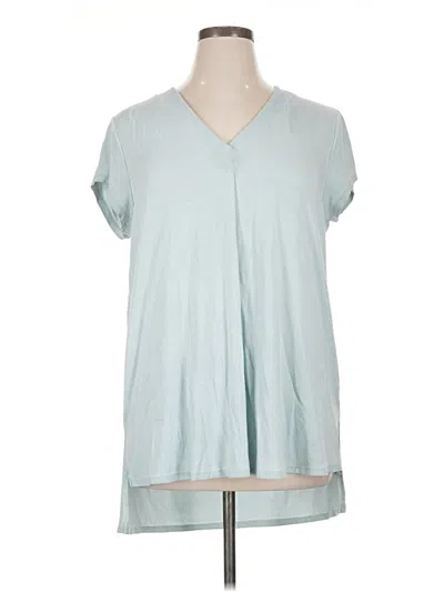 Pre-owned Cupio Short Sleeve Blouse In Teal