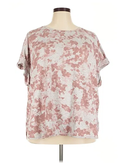 Pre-owned Cupio Short Sleeve Top Silver Cold Shoulder Neckline Tops