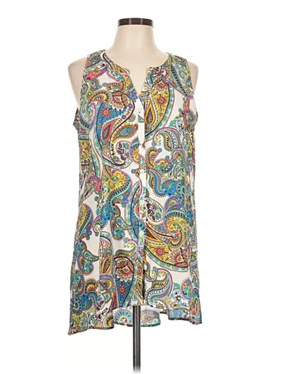 Pre-owned Cupio Sleeveless Blouse In Ivory
