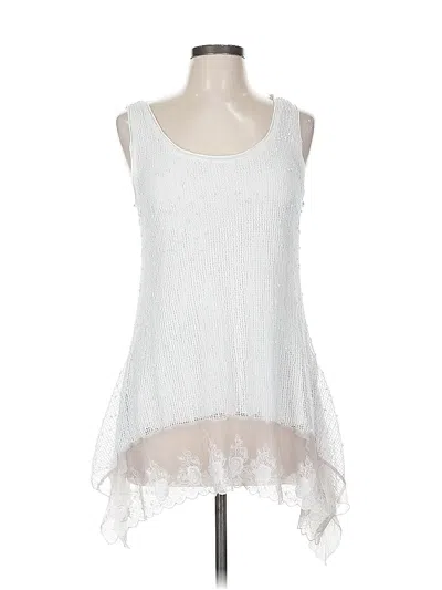 Pre-owned Cupio Sleeveless Blouse In White