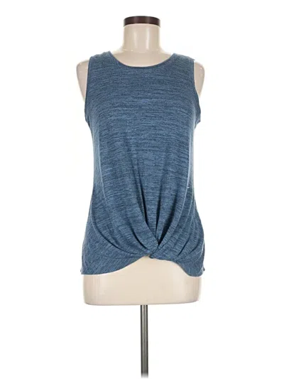 Pre-owned Cupio Sleeveless Top Blue Keyhole Neckline Tops
