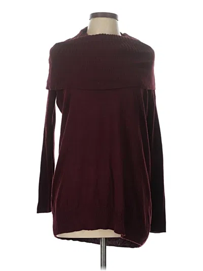Pre-owned Cupio Turtleneck Sweater In Burgundy