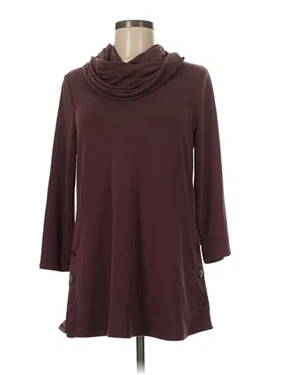 Pre-owned Cupio Turtleneck Sweater In Burgundy