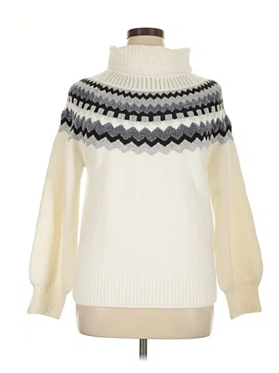 Pre-owned Cupio Turtleneck Sweater In Ivory