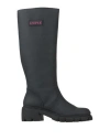 Cuplé Woman Boot Black Size 7 Rubber In Black