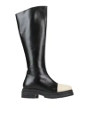 Cuplé Woman Boot Black Size 7 Soft Leather In Black