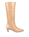 Cuplé Woman Boot Sand Size 7 Soft Leather In Beige