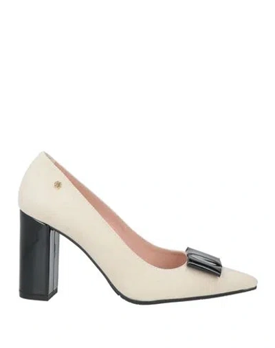 Cuplé Woman Pumps Beige Size 5 Soft Leather