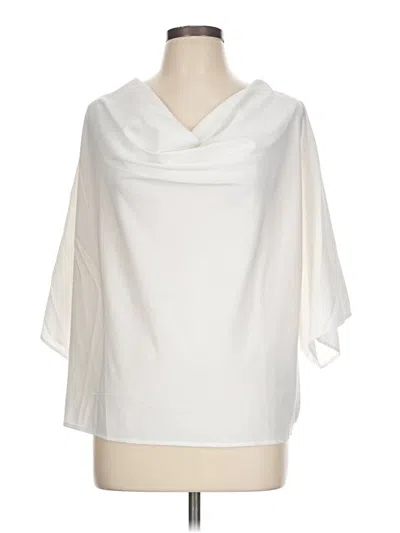 Pre-owned Cupshe 3/4 Sleeve Blouse In White