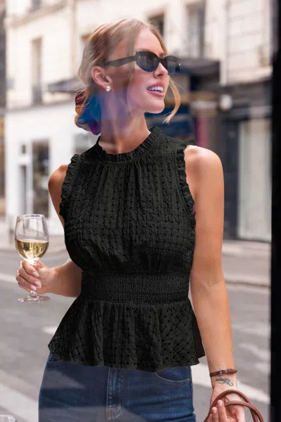 Cupshe Angel Wings Black Top