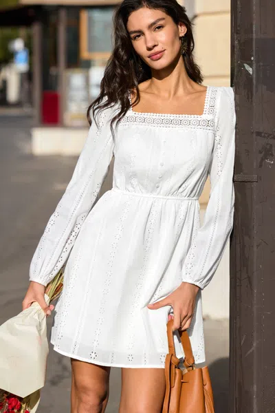 Cupshe Any Day White Mini Dress