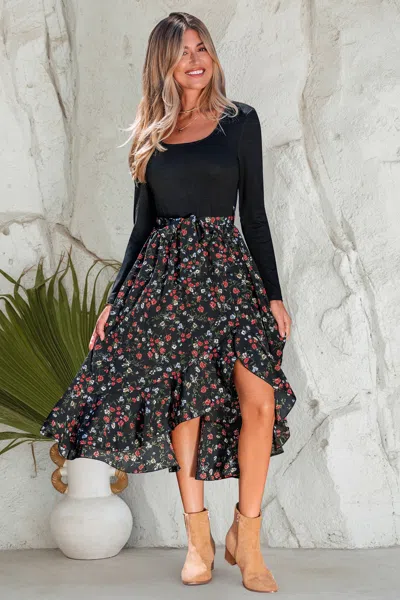 Cupshe Aria Floral Midi Dress