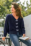 Cupshe Autumn Glow Blue Cardigan In Blue