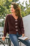Cupshe Autumn Glow Brown Cardigan In Brown
