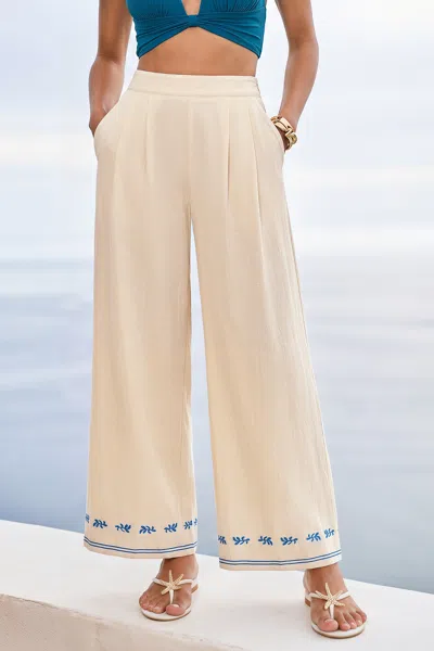 Cupshe Back To Nature Beige Pants In Neutral