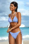 Cupshe Bahamas State Of Mind Bimini Bound Bikini Set In Blue