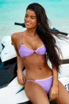 Cupshe Bahamas State Of Mind Nassau Weekend Bikini Set In Purple