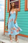 Cupshe Bahamas State Of Mind Salt Kissed Maxi Dress In Multi