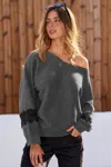 Cupshe Ballet Class Grey Sweater In Gray