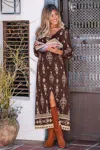 Cupshe Baroque Beauty Ornate Maxi Dress In Multi