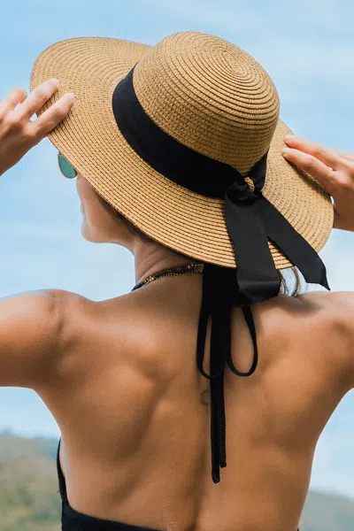 Cupshe Beach Club Sweetheart Straw Hat In Brown
