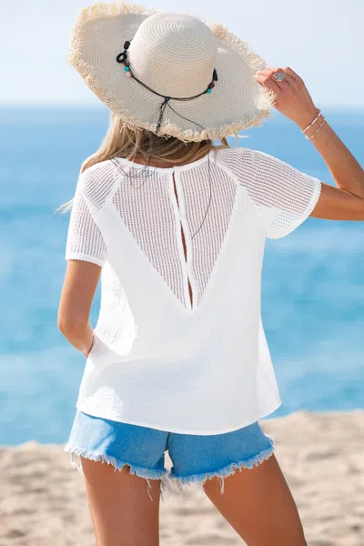 Cupshe Beat Of My Drum White Top