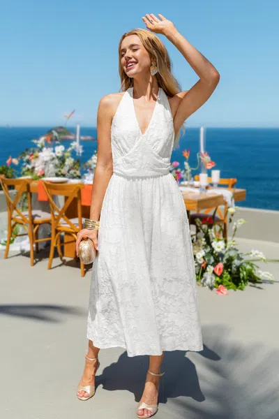 Cupshe Belle Of The Ball White Midi Dress