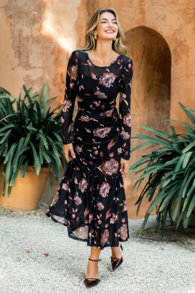 Cupshe Big Impression Floral Maxi Dress In Multi