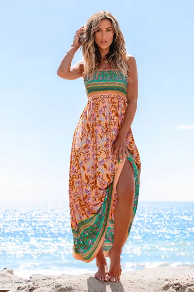 Cupshe Big Personality Floral Maxi Dress In Multi