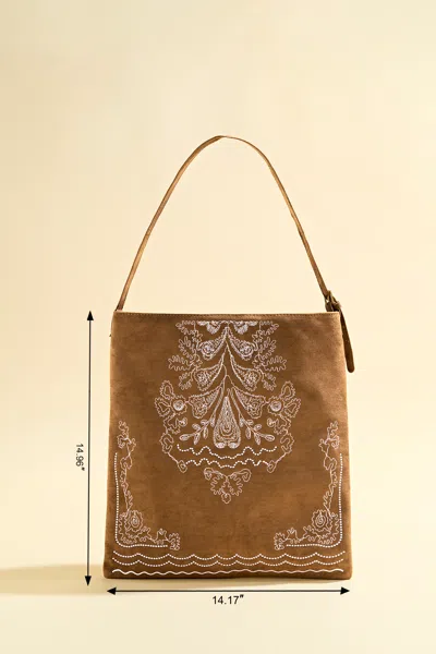Cupshe Big Picture Brown Bag