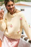 Cupshe Blooming Beauty Floral Sweater