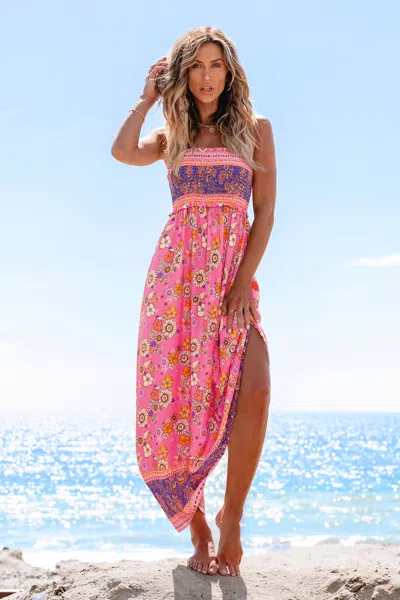 Cupshe Blossom & Thrive Floral Maxi Dress