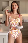 Cupshe Boho Fun Floral One-piece Swimsuit In Multi