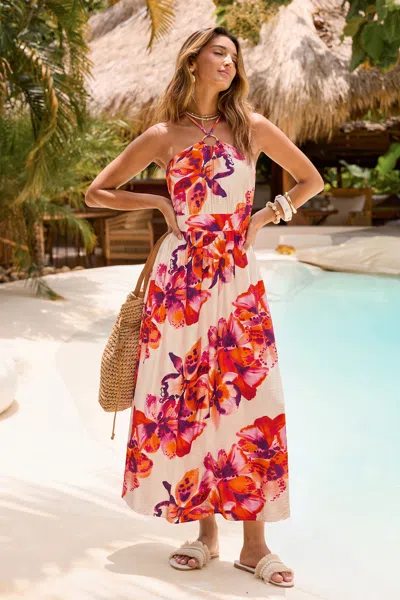 Cupshe Bondi Bloom Floral Maxi Dress In Multi