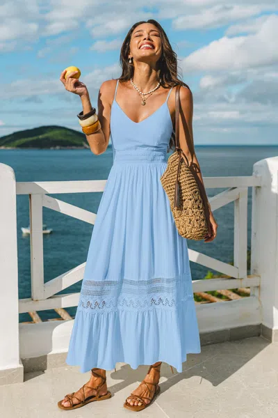 Cupshe Breathtaking Blue Maxi Dress