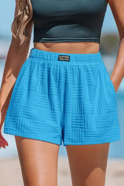 Cupshe Cali Coast Blue Shorts