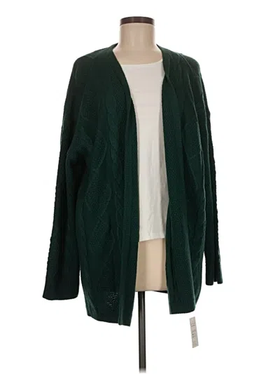 Pre-owned Cupshe Cardigan Sweater In Green