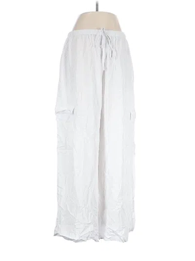 Pre-owned Cupshe Cargo Pants In White