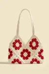 Cupshe Carnations Flower Bag In Multi