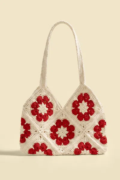 Cupshe Carnations Flower Bag In Multi