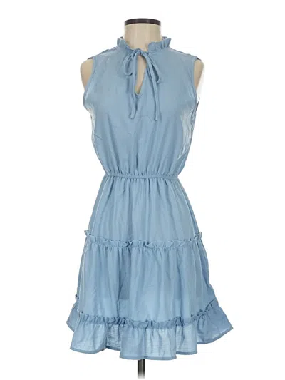 Pre-owned Cupshe Casual Dress In Blue
