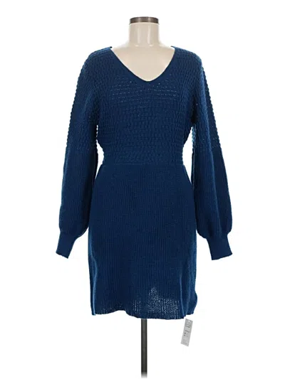 Pre-owned Cupshe Casual Dress In Blue