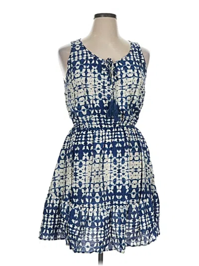 Pre-owned Cupshe Casual Dress In Blue