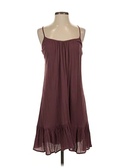 Pre-owned Cupshe Casual Dress In Burgundy
