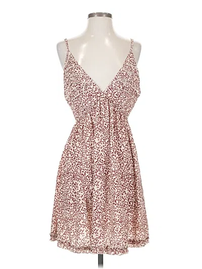 Pre-owned Cupshe Casual Dress In Burgundy