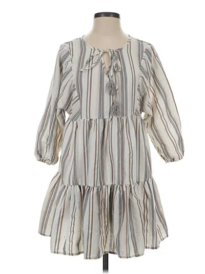 Pre-owned Cupshe Casual Dress In Gray
