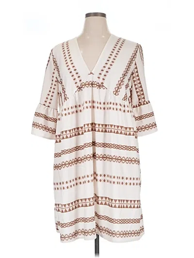 Pre-owned Cupshe Casual Dress In Ivory