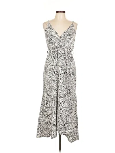Pre-owned Cupshe Casual Dress In Silver