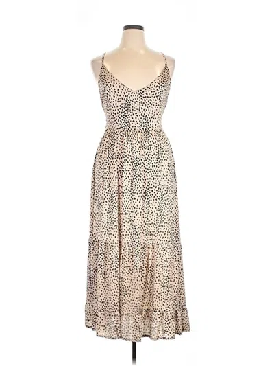 Pre-owned Cupshe Casual Dress In Tan